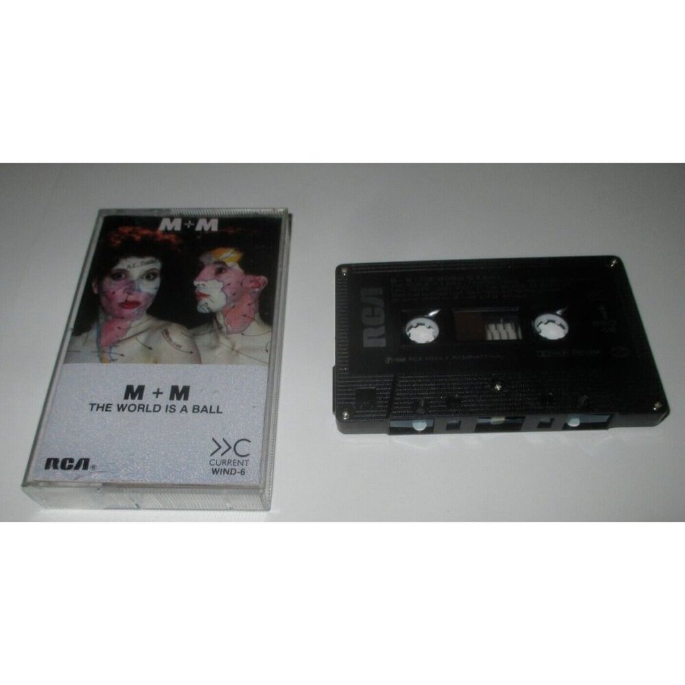M+M - The World is a Ball on cassette ( RCA Records, 1986)